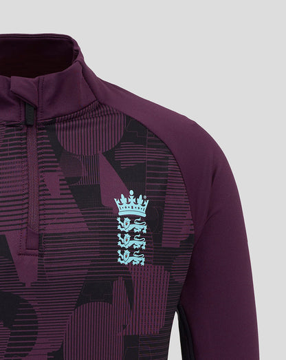 England Cricket Training Junior 1/4 Zip Top 25/26