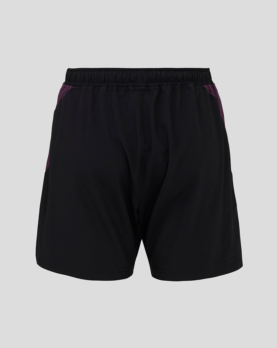 England Cricket Training Junior Shorts 25/26 - Caviar/Blackberry Wine