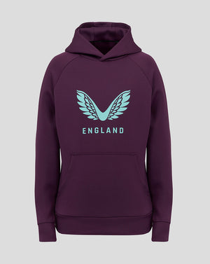 Junior's England Cricket 25/26 Lock Up Logo Hoodie