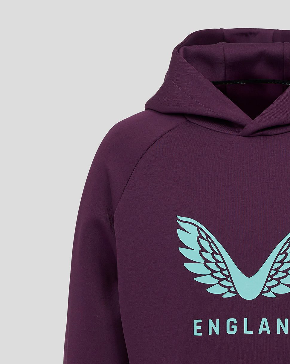 Junior's England Cricket 25/26 Lock Up Logo Hoodie