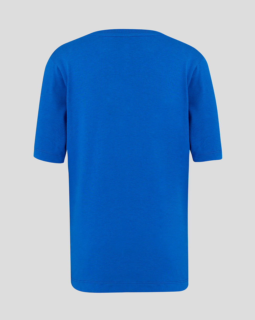 Camiseta Rangers Junior 25/26 Core Logotipo – Azul lapislázuli - Lapis Blue