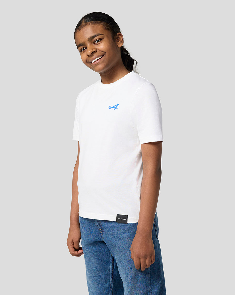 Alpine Juniors Graphic T-Shirt - Brilliant White - Brilliant White