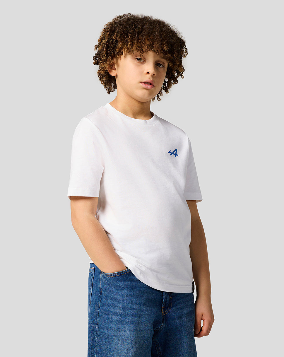 Alpine Juniors Graphic T-Shirt - Brilliant White - Brilliant White