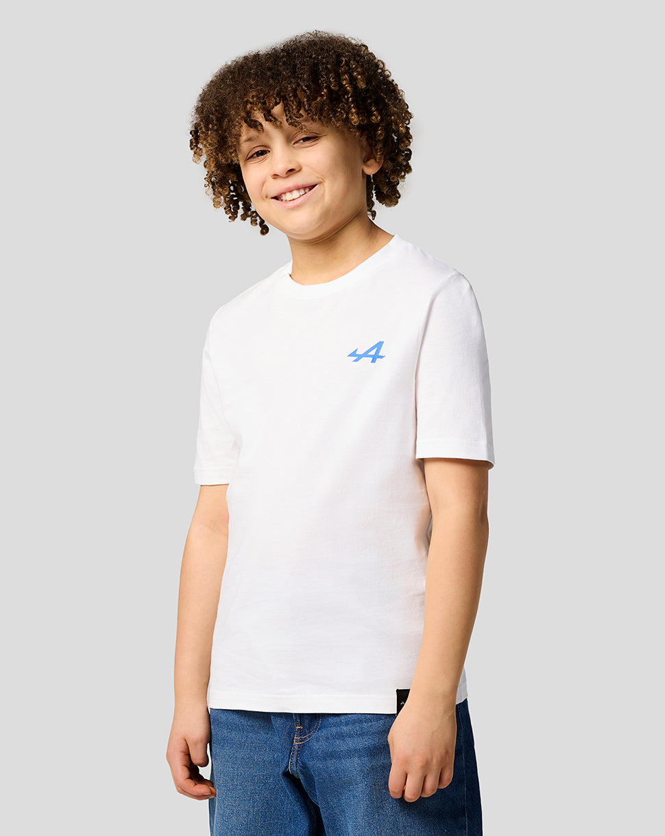 Alpine Juniors Graphic T-Shirt - Brilliant White - Brilliant White