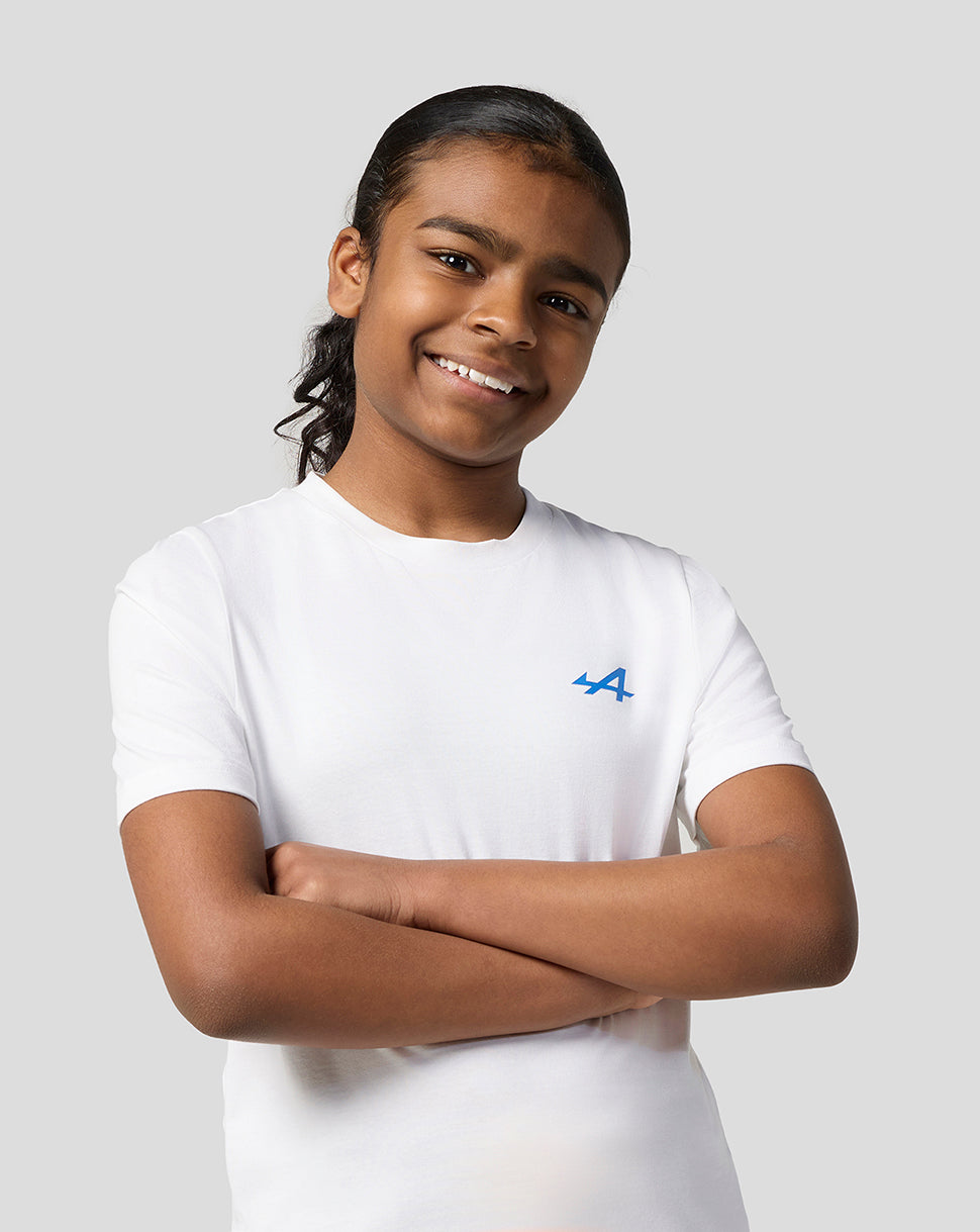 Alpine Juniors Graphic T-Shirt - Brilliant White - Brilliant White