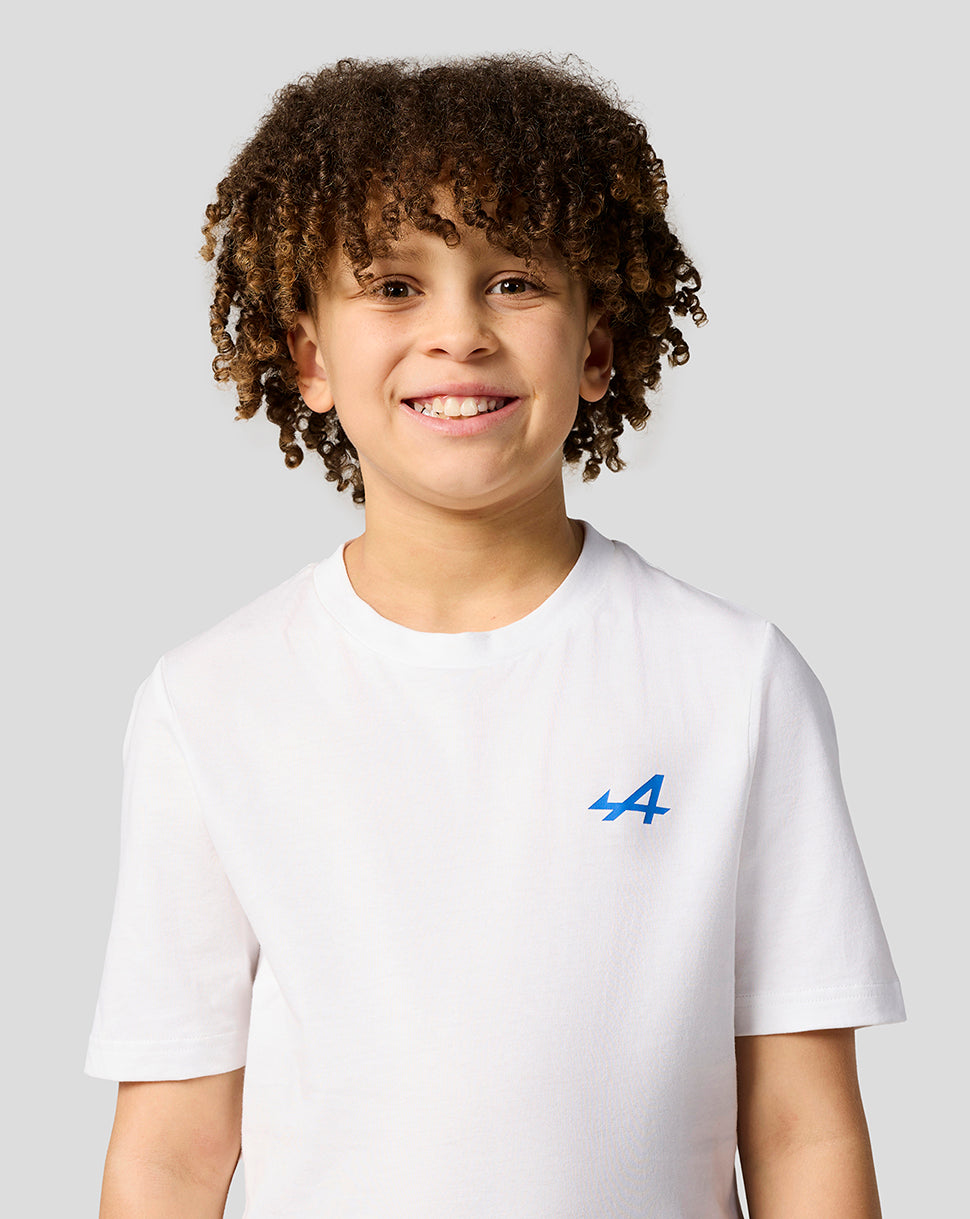 Alpine Juniors Graphic T-Shirt - Brilliant White - Brilliant White