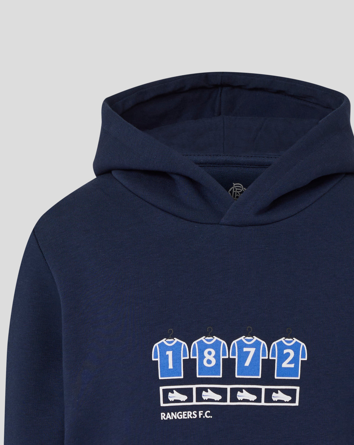 Rangers Junior 25/26 Changing Room Hoodie – Schwarze Iris - Black Iris