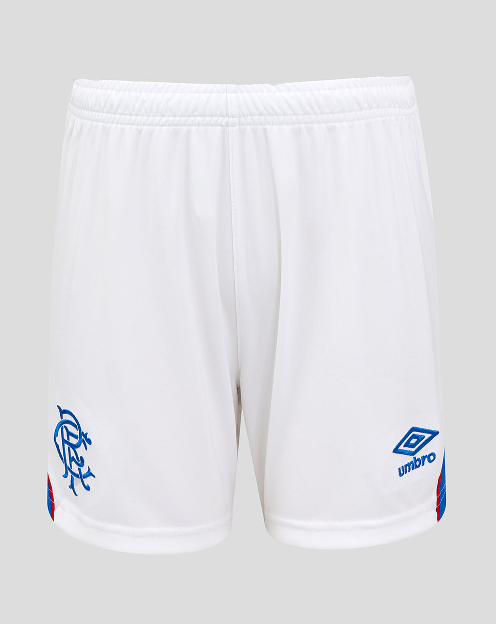 Rangers FC Men's 25/26 Home Short - Brilliant White/Lapis Blue