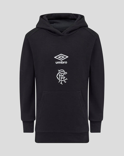 Rangers Juniors 25/26 Presentation Logo Hoodie - Caviar