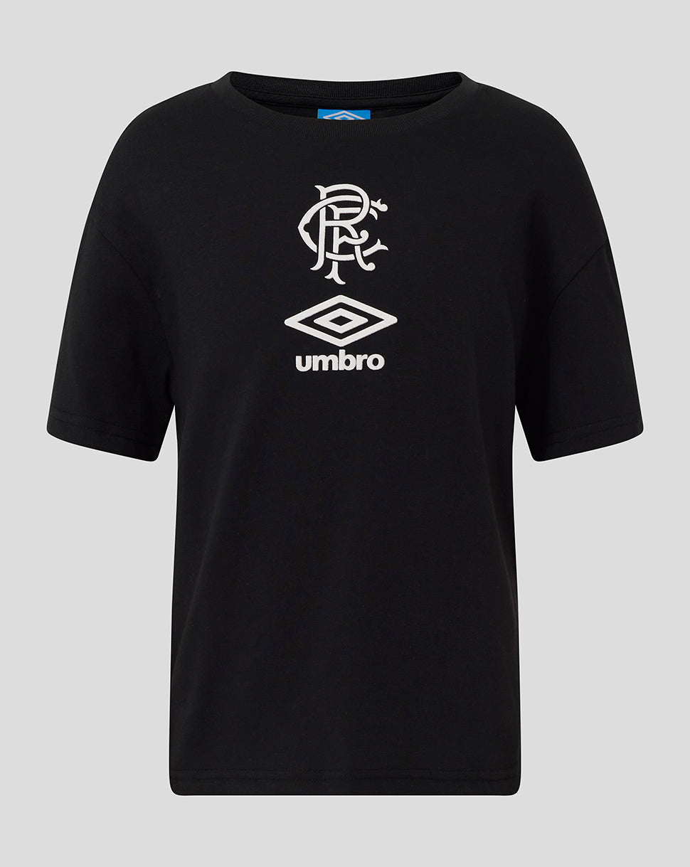 Rangers Junior 25/26 Travel Short Sleeve Tee - Caviar - Caviar