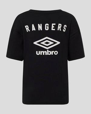 Rangers Junior 25/26 Travel Short Sleeve Tee - Caviar