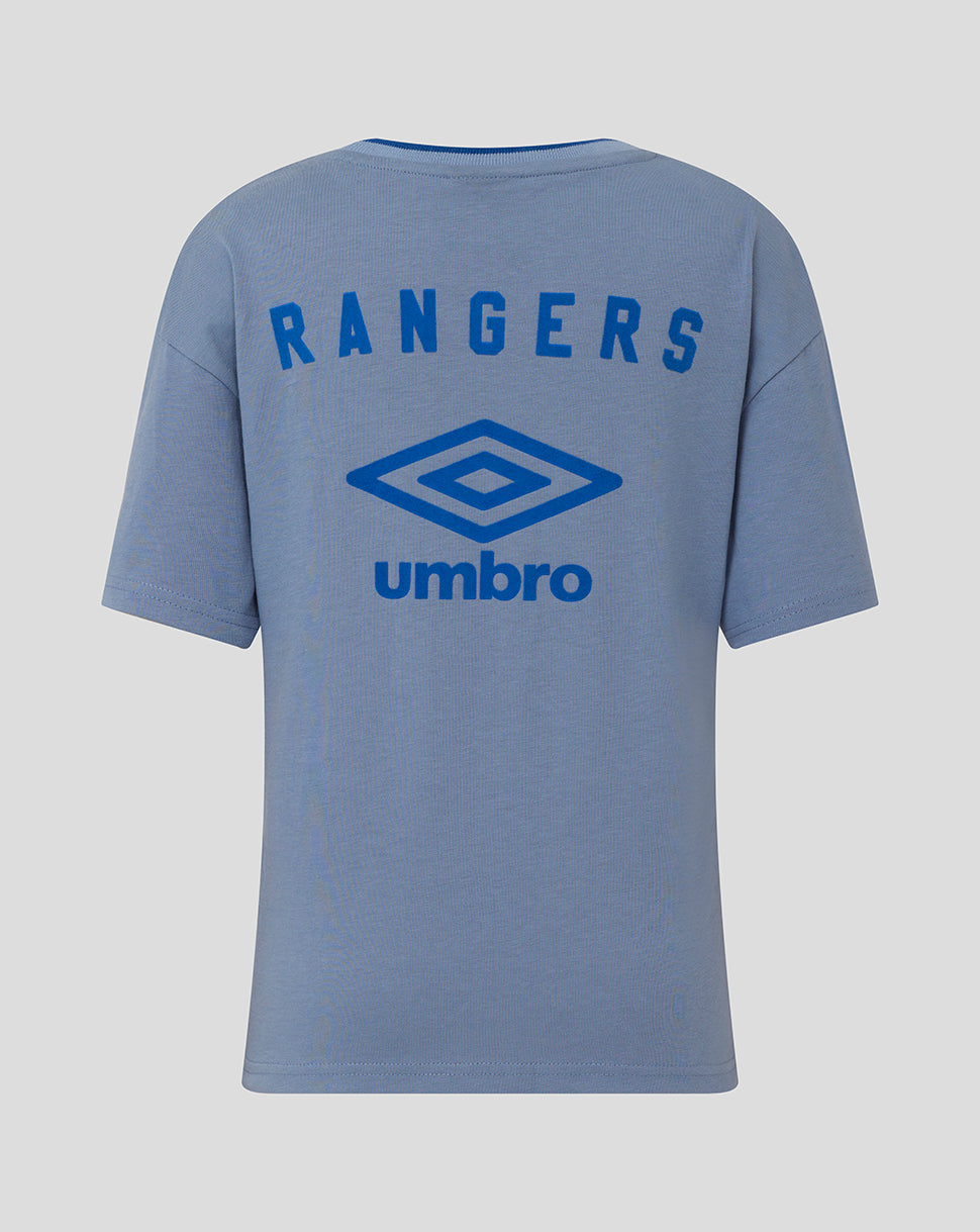 Rangers Adult 25/26 Travel Short Sleeve Tee - Grey - Troposphere