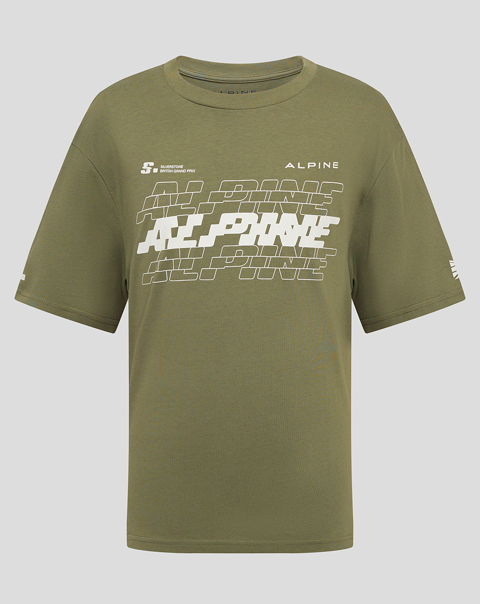 BWT Alpine Formula 1 Team Silverstone Junior T-Shirt - Green