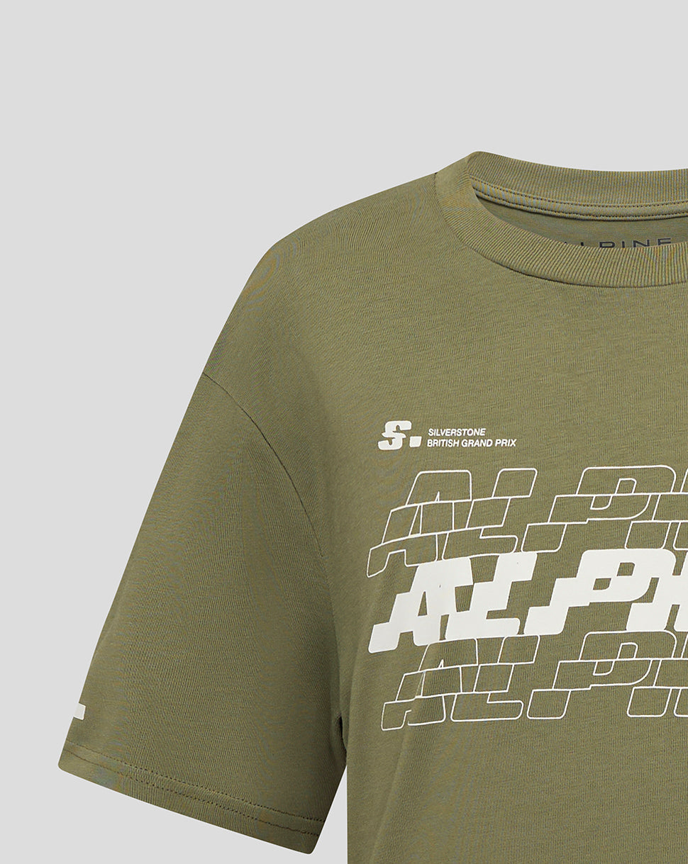 BWT Alpine Formula 1 Team Silverstone Junior T-Shirt - Green