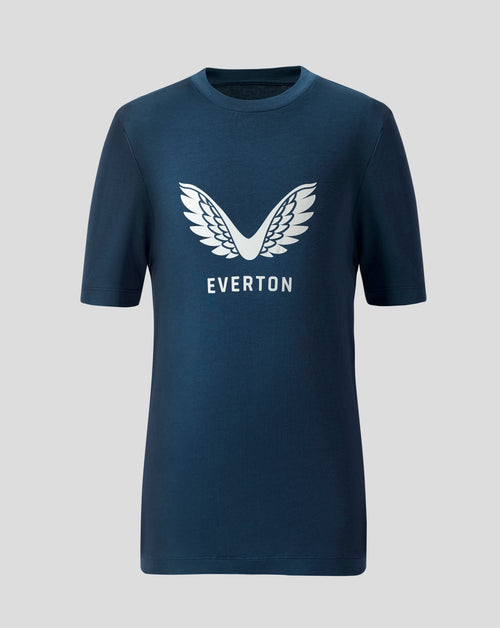 Everton FC Junior 25/26 Presentation Logo T-Shirt - Moonlit Ocean