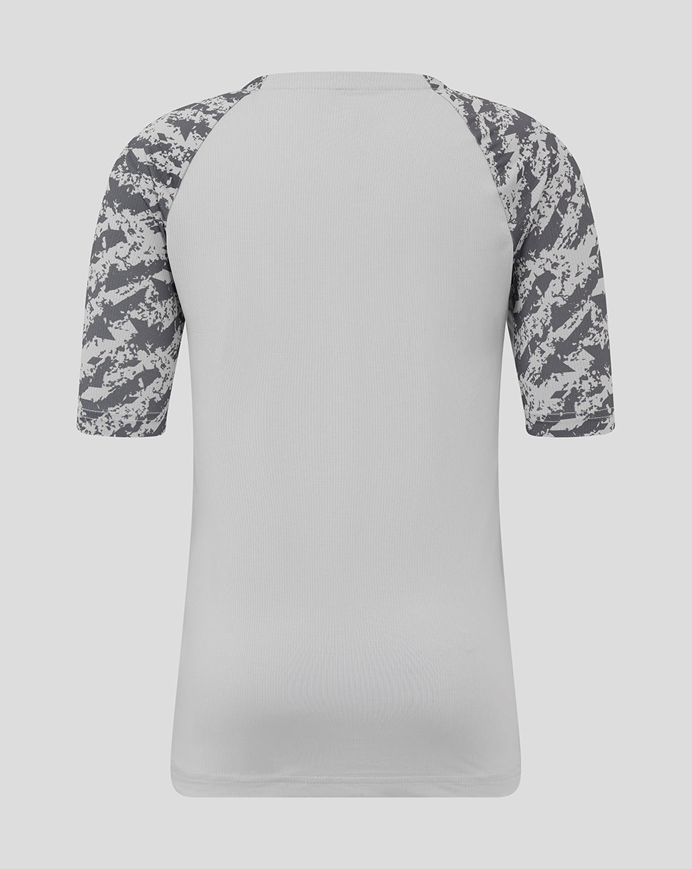 Camiseta Preston Junior 25/26 Training – Gris - Micro Chip/Thunderstorm