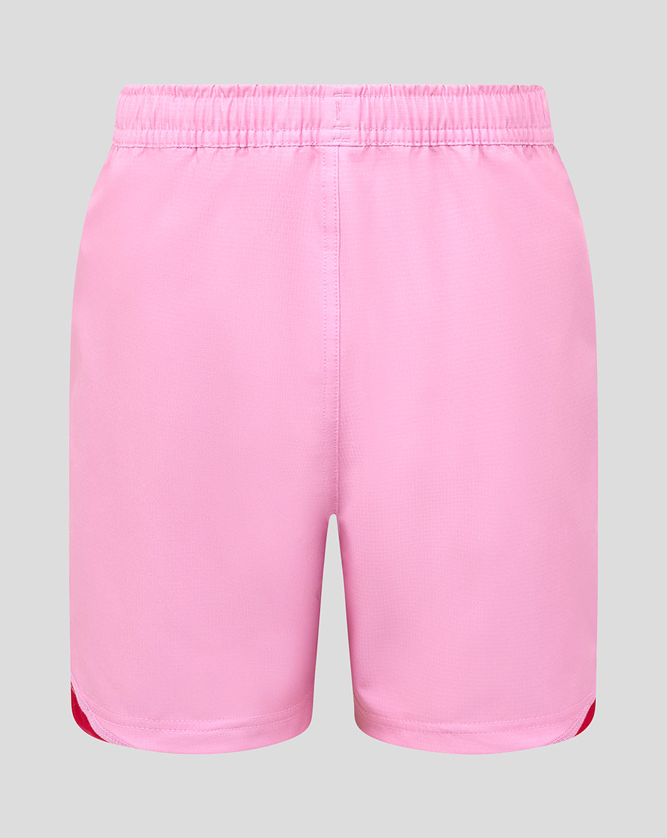 Harlequins Junior 25/26 Auswärts Replica Shorts - Pink Frosting/Barberry
