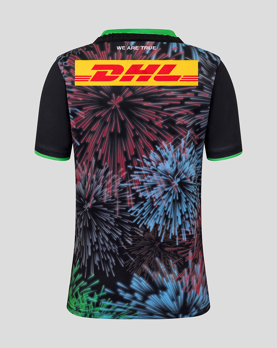 Camiseta Harlequins Junior 25/26 Big Game Réplica - Caviar/Classic Green