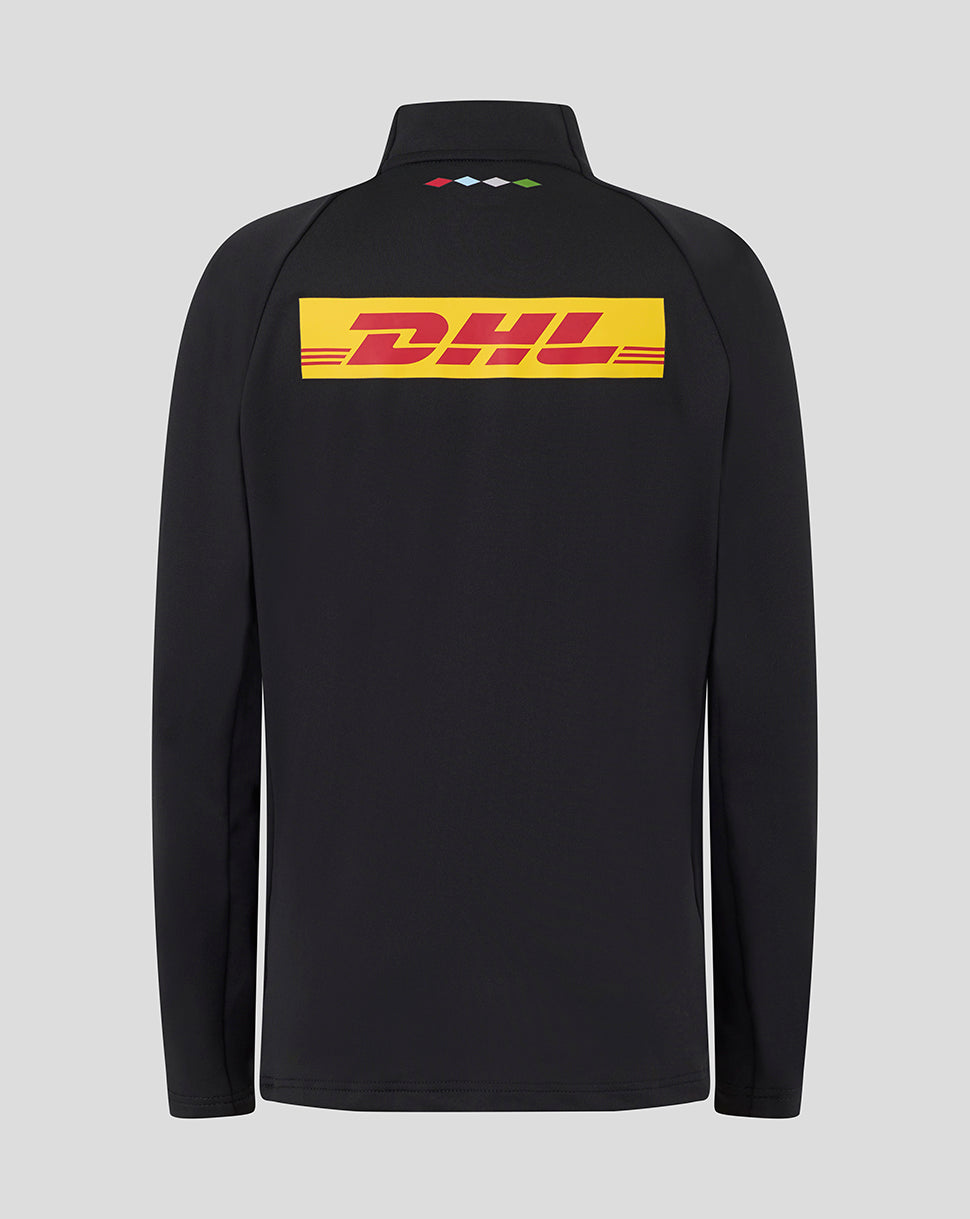 Prenda Matchday con media cremallera Harlequins Junior 25/26 - Caviar