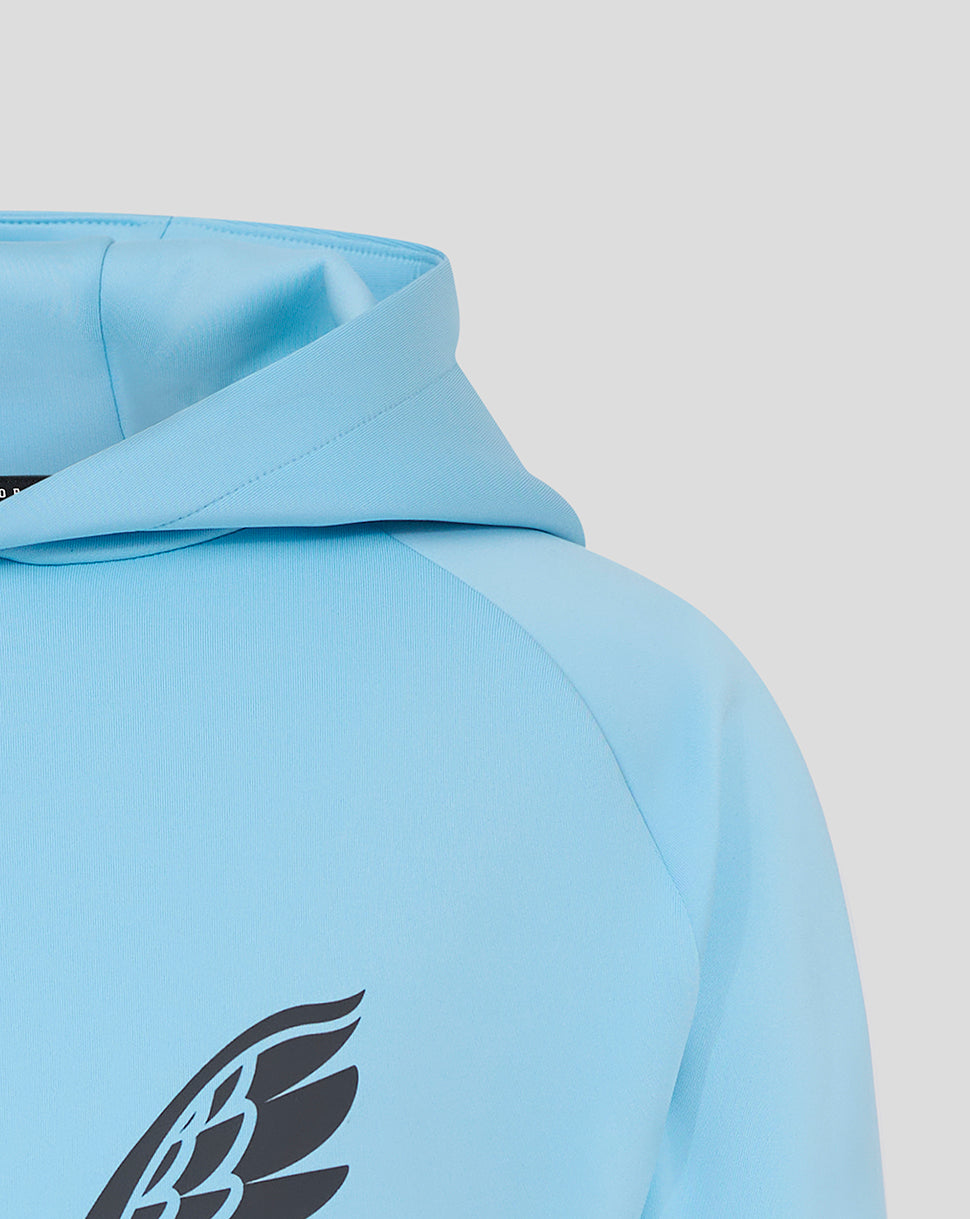 Harlequins Junior 25/26 Presentation Scuba Hoodie - Hemelsblauw