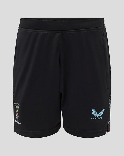 Harlequins Junior 25/26 Training Knit Shorts - Caviar