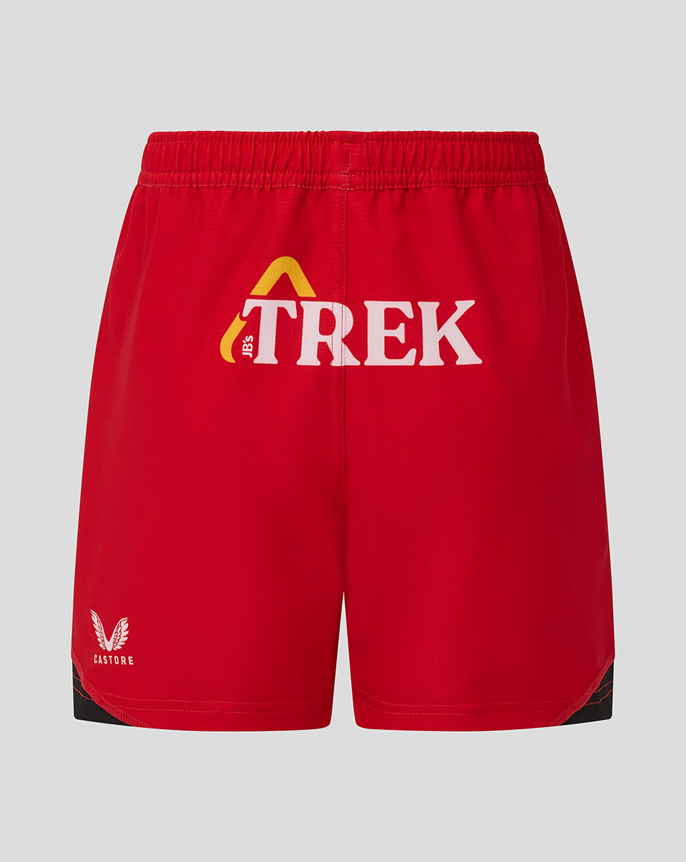 Saracens Junior 25/26 Replica Thuis Short - Caviar/Racing Red