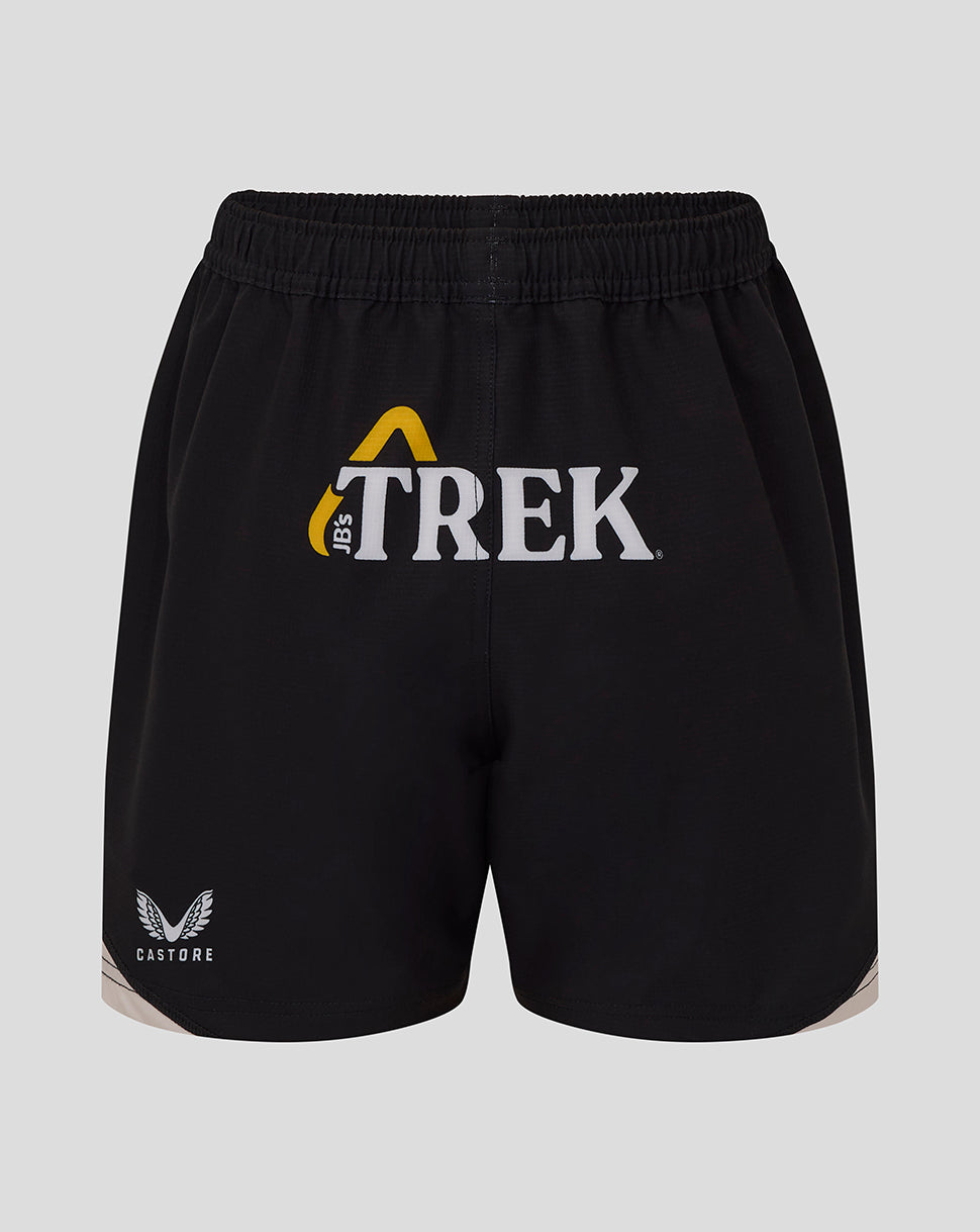 Saracens Junior 25/26 Replica Auswärts Shorts - White Sand/Caviar