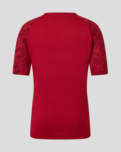 Saracens Junior 25/26 Training Short Sleeve Tee - Rhythmic Red