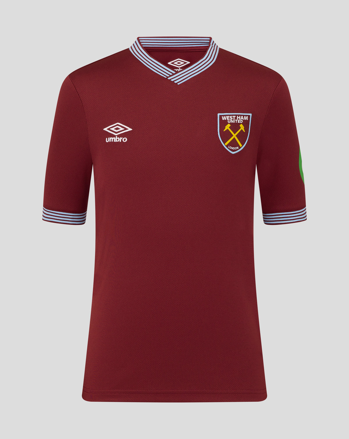 West Ham Junior 25/26 Home Short Sleeve Shirt - New Claret