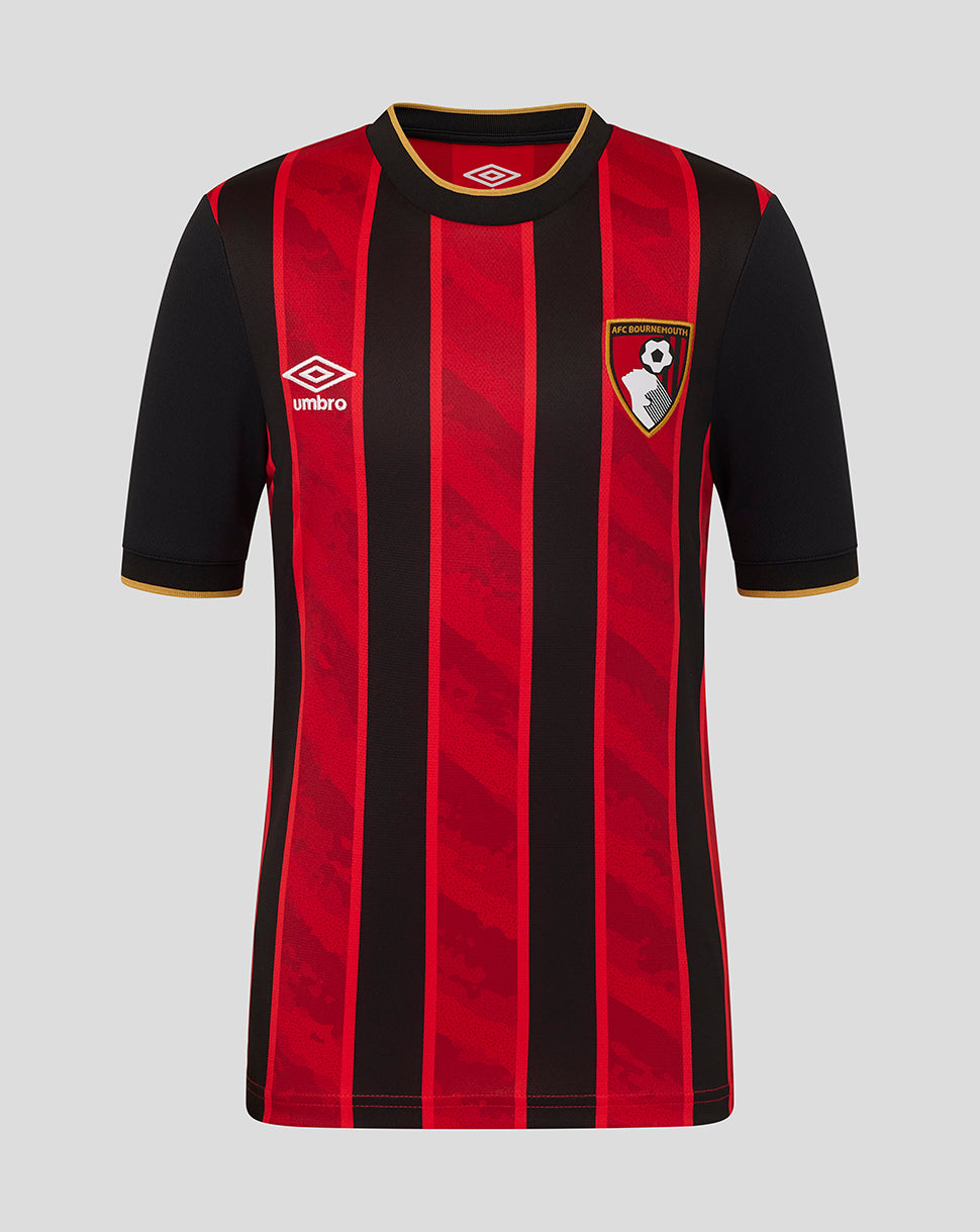 AFC Bournemouth Junior 25/26 Heim-Kurzarm-Trikot - High Risk Red/Caviar