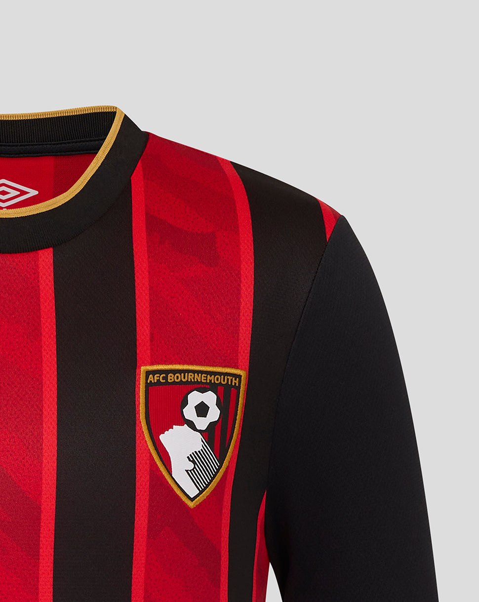 AFC Bournemouth Junior 25/26 Heim-Kurzarm-Trikot - High Risk Red/Caviar