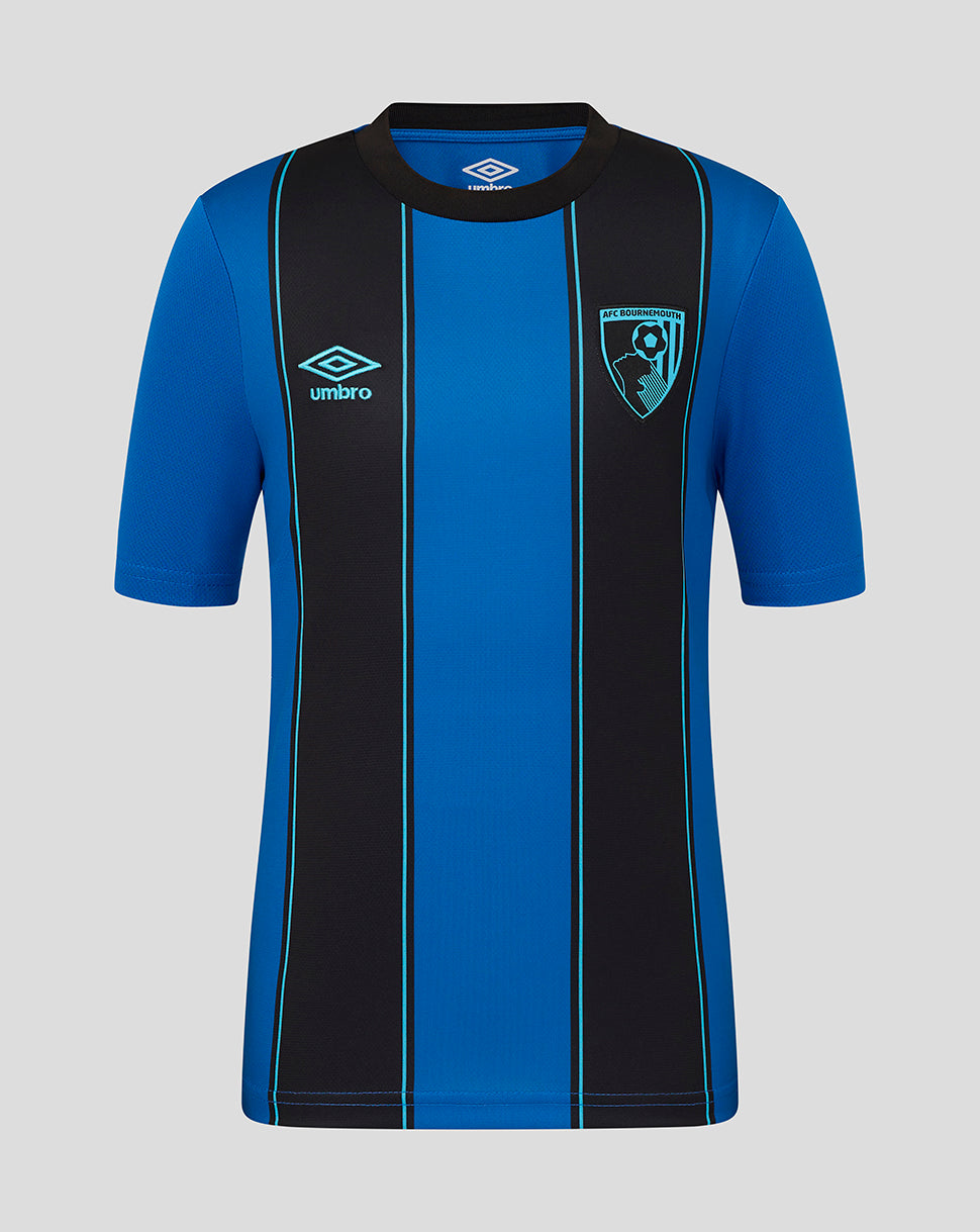 AFC Bournemouth Junior 25/26 Auswärts-Kurzarm-Trikot - Lapis Blue/Caviar