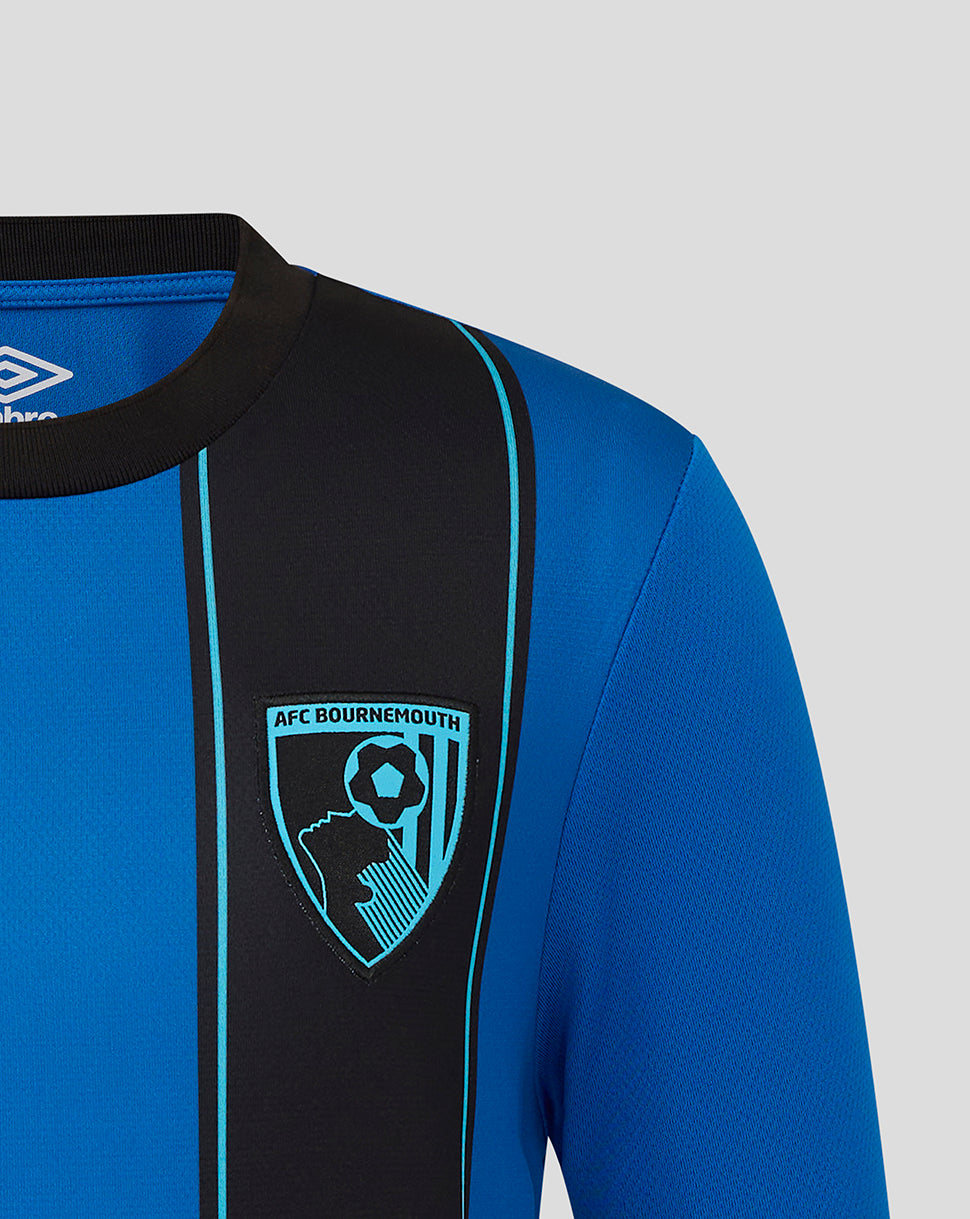 AFC Bournemouth Junior 25/26 Auswärts-Kurzarm-Trikot - Lapis Blue/Caviar