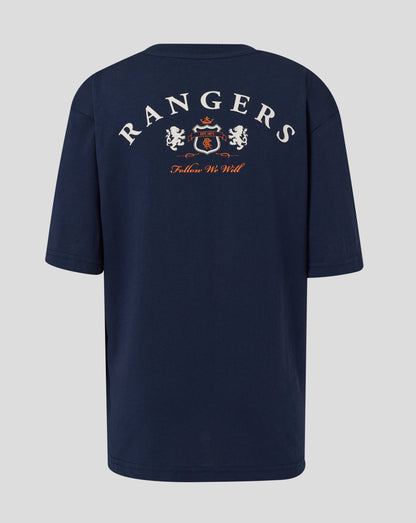Rangers Unisex 25/26 Contemporary Oversized Tee - Black