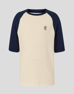 Rangers Junior 25/26 Contemporary Raglan Tee - Black