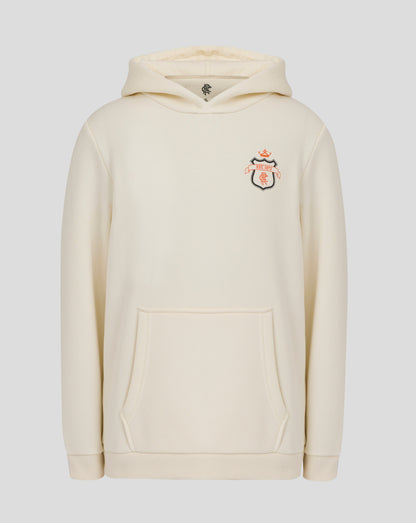 Rangers Junior 25/26 Contemporary Hoodie - Egret