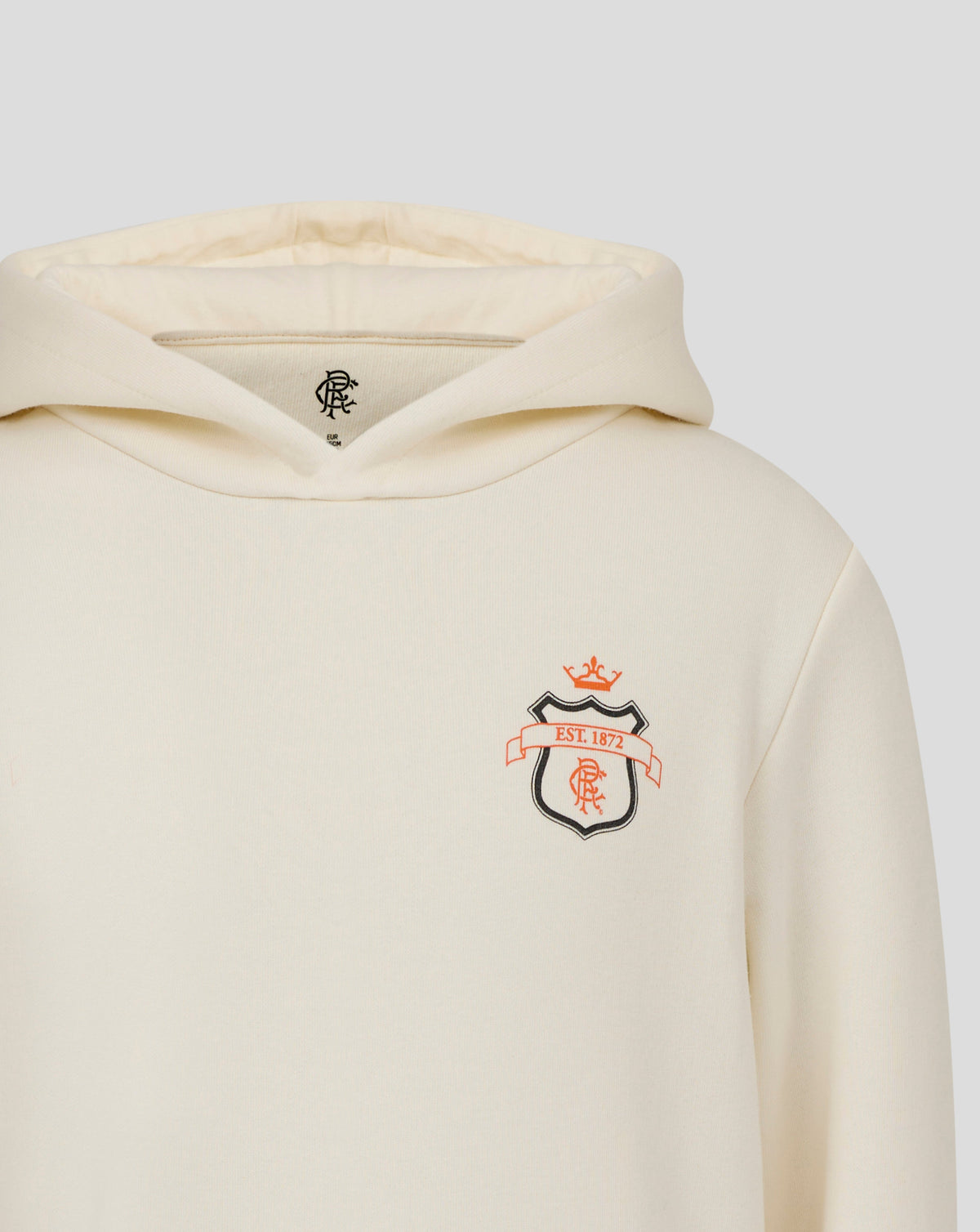 Rangers Junior 25/26 Contemporary Hoodie - Egret - Egret