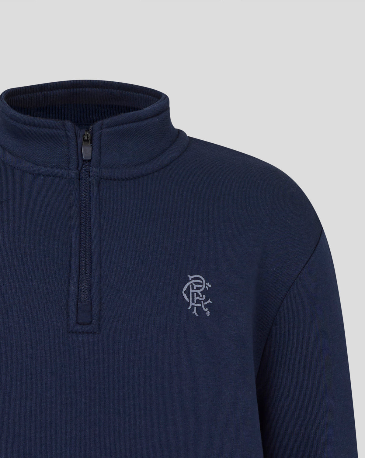 Rangers Junior 25/26 Contemporary 1/4-Zip – Schwarz - Black Iris