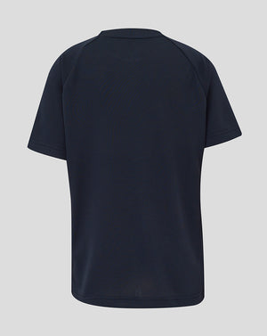 Junior England Rugby 25/26 Performance Short Sleeve T-Shirt - Inkwell