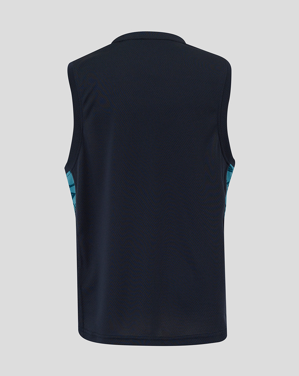 Junior England Rugby 25/26 Performance Sleeveless T-Shirt - Inkwell