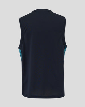 Junior England Rugby 25/26 Performance Sleeveless T-Shirt - Inkwell