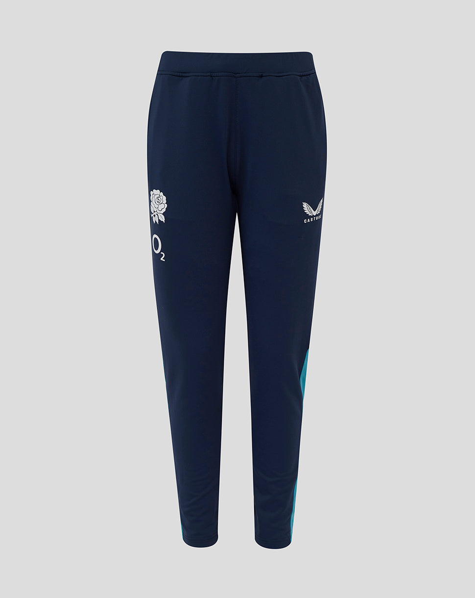 Junior England Rugby 25/26 Performance Strick Hose – Tintenblau - Inkwell/Storm Blue