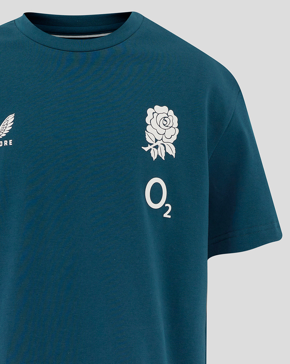 Camiseta Travel de manga corta England Rugby 25/26 junior – Reflecting Pond - Reflecting Pond