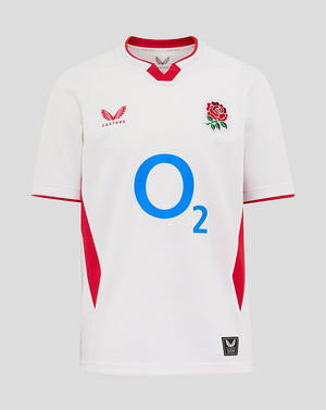 Junior England Rugby 25/26 Home Shirt - Brilliant White