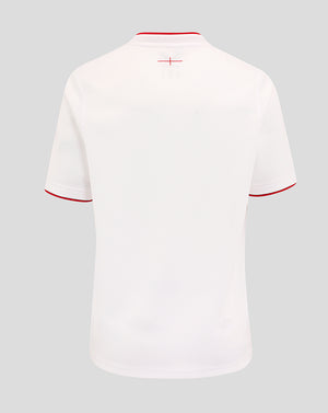 Junior England Rugby 25/26 Home Shirt - Brilliant White