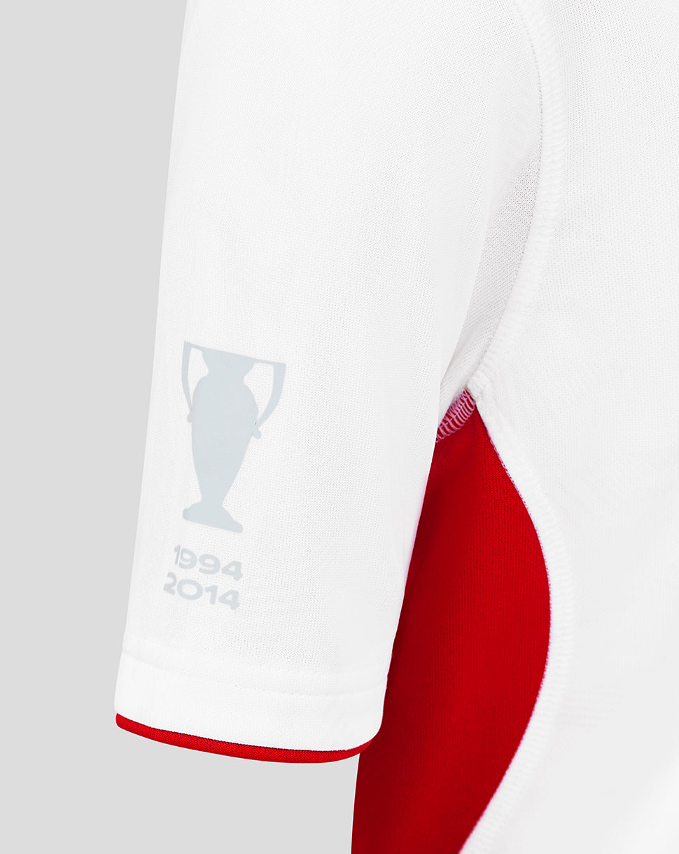 England Rugby Red Roses Junior 25/26 WRWC Heim-Replica-Trikot – Leuchtendweiss - Strahlend Weiss/Lipstick Red