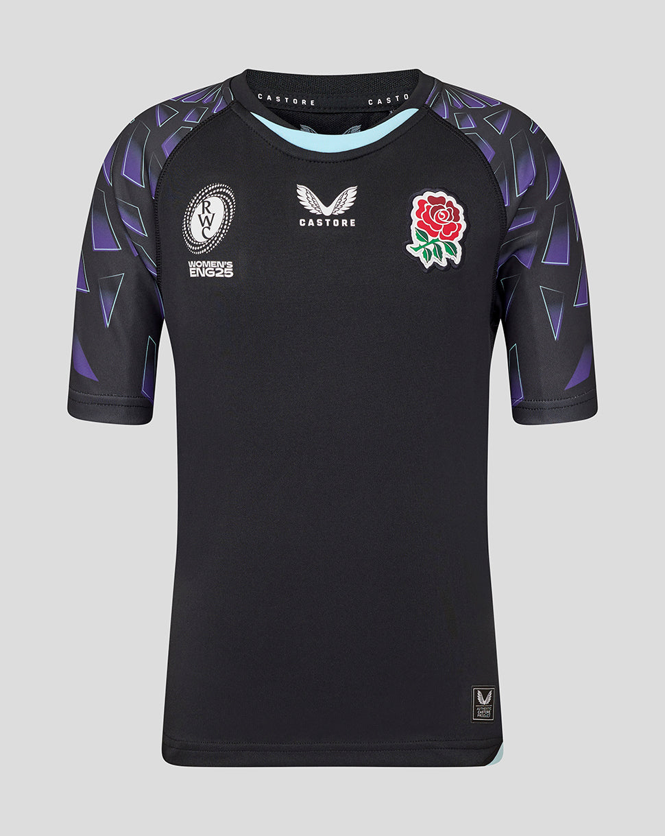 England Rugby 25/26 Red Roses Junior WRWC Alternate Replica Shirt