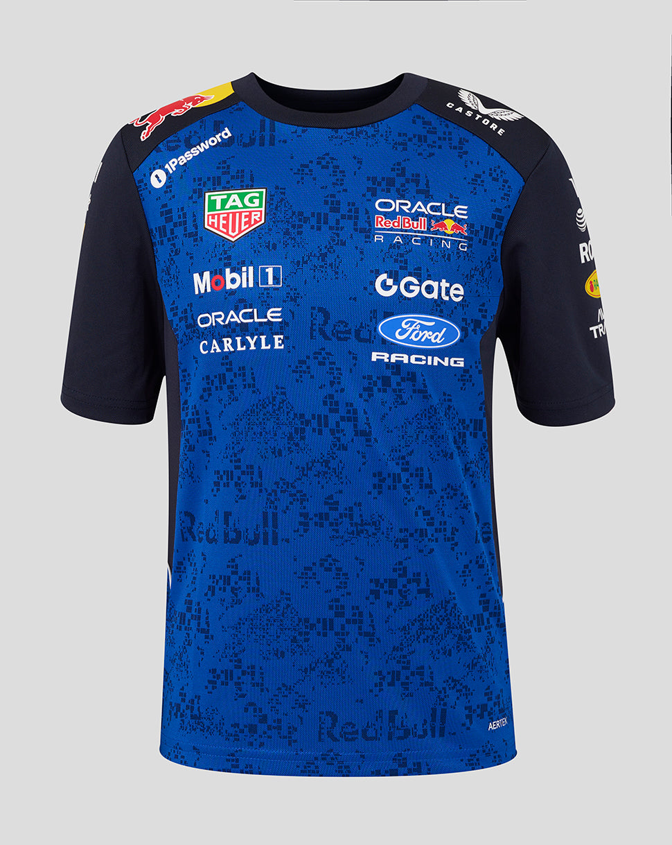 Oracle Red Bull Racing Juniors Teamline Set Up T-Shirt - Night Sky / Surf The Web - Night Sky/Surf The Web