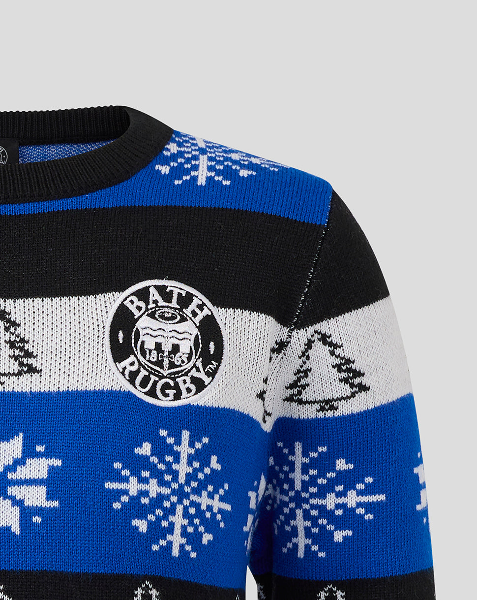 Jersey Bath Rugby Junior 25/26 Christmas - Azul