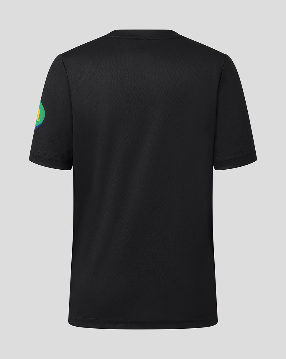 Camiseta Leicester Tigers Junior 25/26 Warm Up – Negro - Negro